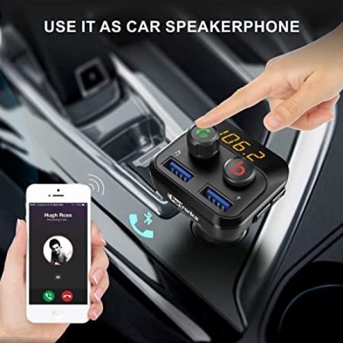 Portronics AUTO 10 POR-320, Bluetooth - FM Transmitter in-Car Radio Ad –  Car Accessories By Master