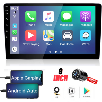 Auto Snap 9 Inch HD Android Double Din Stereo Player at Rs 23400 in New  Delhi