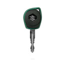 TPU Key Cover Compitable with Swift | baleno | Ertiga | Wagonr | Celerio | Swift Dzire | Alto | Eeco | Brezza | S Presso | Ignis | K10 2 Button Remote Key (Black & Green Carbon 1pc)