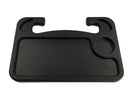 Multifunctional Car Laptop Food Steering Wheel Tray Drink Holder Desk (Black)