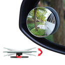 Master Adjustable Blind Spot, 2" Round HD Glass Convex Rear View Mirror, Pack of 2