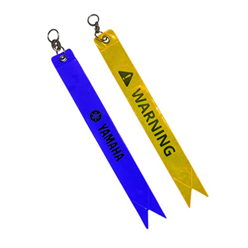 Warning Tags for Cars and Bikes Yellow And Blue