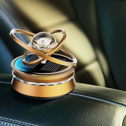 Metal Golden Solar Ring Car Air Freshener