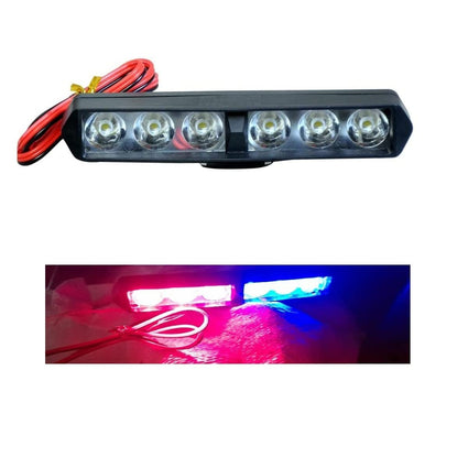 3IN1 LED BAR Strobe WHITE BLUE RED Light 6 12V 40w/Pair LED