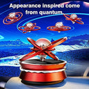 Metal Car Double Red Loop Floating Solar Fragrance Double Ring