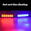Red Blue Car Warning Light Police Emergency Flasher Strobe Lamp with Remote Control