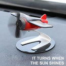 Auto Solar powered aircraft for car perfume (Red)
