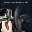 Carbon Fiber Non-Slip Skid Proof Steering-Wheel Cover Anti-Slip Double Side Booster for All Cars