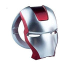 Iron Man Car Engine Start Stop Alloy Button Ignition Protective Cover Anti-Scratch Universal (Red & Silver)