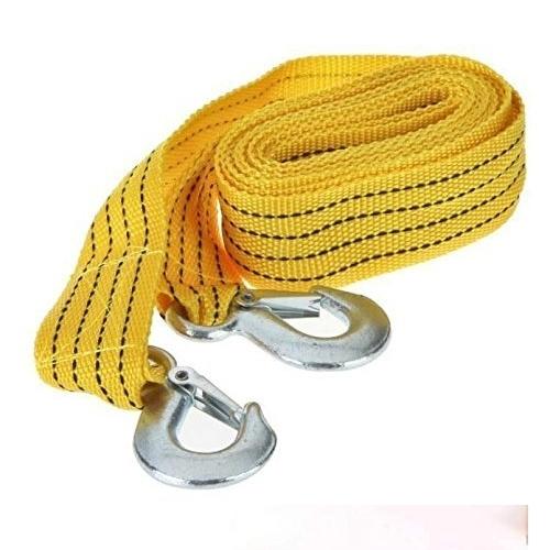 3Ton Master Tow Cable Suitable For Hatchbacks And Sedan 3.5mtr Length, with Heavy Duty U Hooks