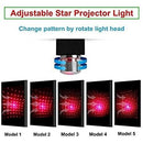 Roof Star Projector Lights, USB Portable Adjustable Flexible Interior Car Night Lamp Decorations with Romantic Galaxy Atmosphere