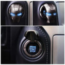 Iron Man Car Engine Start Stop Alloy Button Ignition Protective Cover Anti-Scratch Universal (Gun Metal Grey)