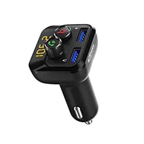 Bluetooth FM Transmitter for Car - Bluetooth Car Adapter with Dual