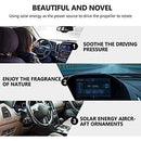 Solar Car Perfumes And Fresheners | Solar Plane with Fragrance for Car (Silver)