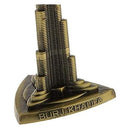 Tall Burj Khalifa Architecture Model Bronze Metal for car Dashboard and Decoration