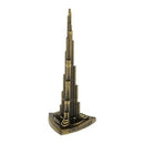 Tall Burj Khalifa Architecture Model Bronze Metal for car Dashboard and Decoration