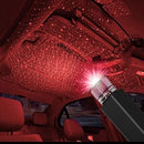 Roof Star Projector Lights, USB Portable Adjustable Flexible Interior Car Night Lamp Decorations with Romantic Galaxy Atmosphere