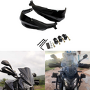 Universal Hand Guard Brake / Clutch Lever Guard Protector / Wind Deflector for All Bikes (Pack of 2) (Black)