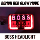 BOSS Style LED Headlight Hi/Low Beam With DRL Light 4000LM For Hero Splendor Plus, Splendor Pro, Splendor